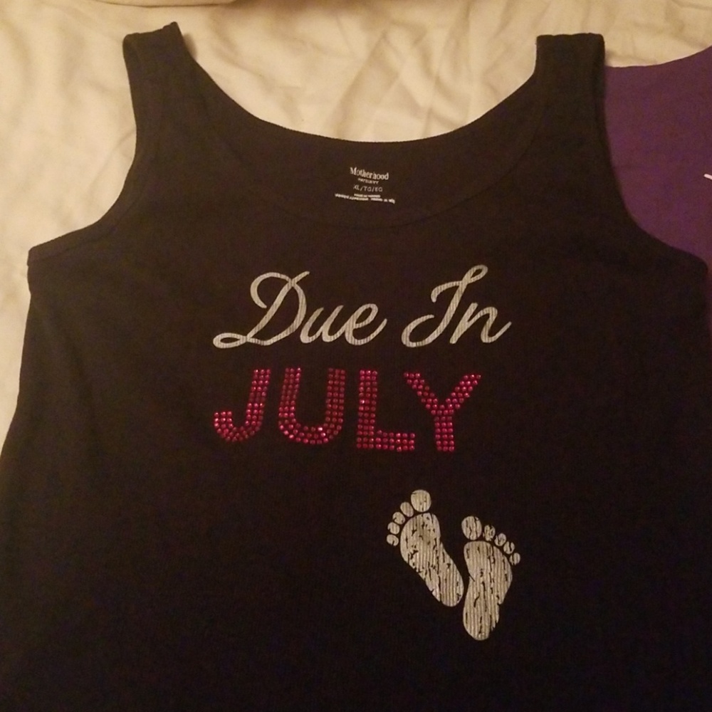 Adorable pregnancy tank